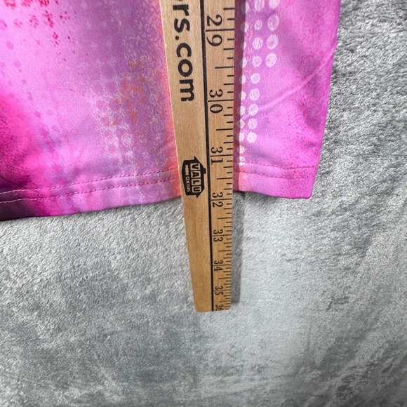 White Fox Boutique Bodycon Mini Dress Pink Orange Abstract Print Long Sleeve - Picture 10 of 12